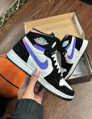 Bota Nike Jordan Chicago Camurça Preto Refletivo