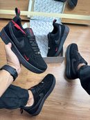 Tênis Nike Air Force Camurça Black